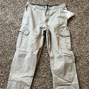 Men’s Wrangler Khaki Cargo Pants 34x34
